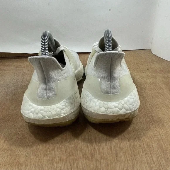 Adidas Ultraboost 21 Primeknit White Cream Womens Size 6 Running Shoes FX7730 - Picture 4 of 9